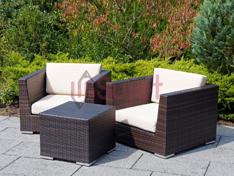 Rattan garden furniture