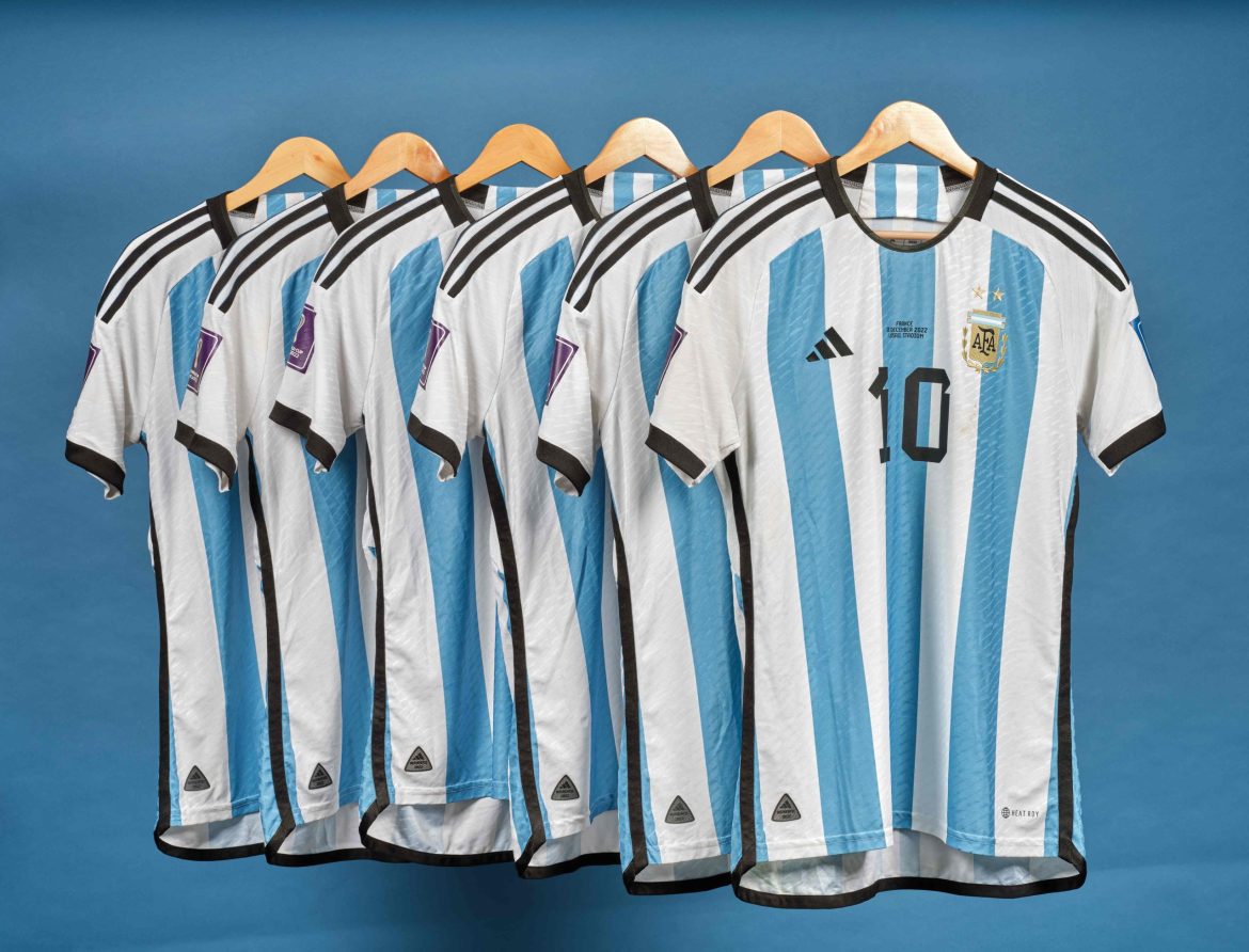 Maillots de Messi au Mondial valant plus de 10 millions mis aux enchères