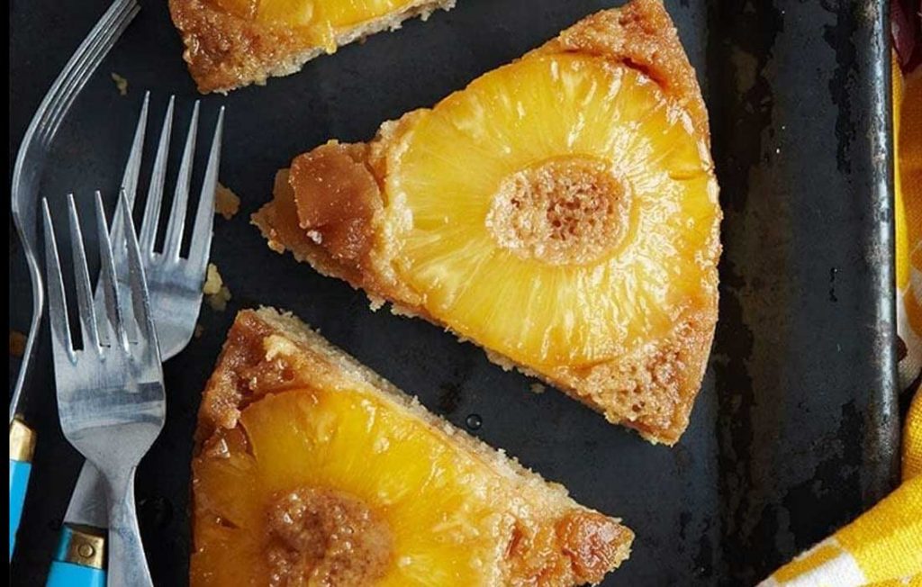 Gâteau ananas renversé plus sain