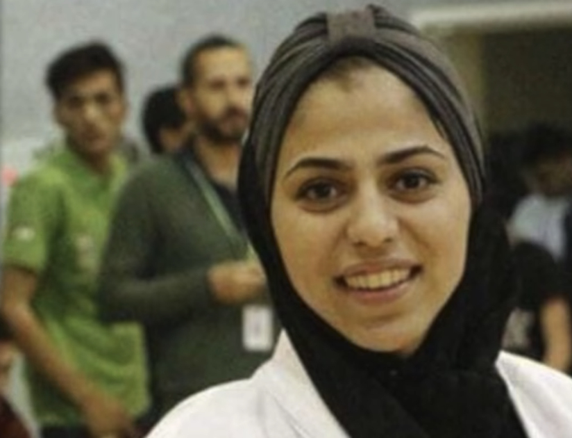 Championne de karaté de Palestine, Nagham Abu Samra victime de la guerre à Gaza