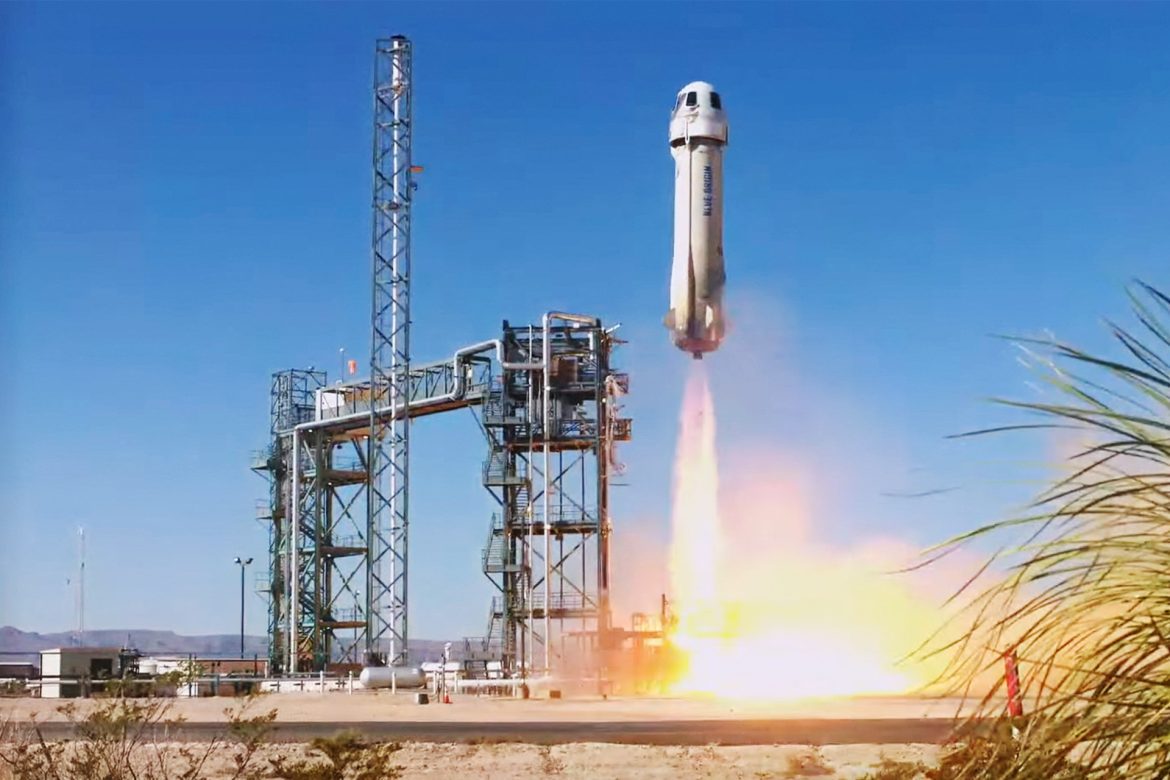 Blue Origin lance son premier vol habité depuis 2022