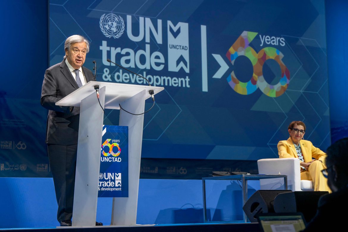 Guterres alerte sur la fragmentation du commerce mondial