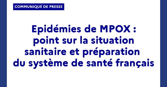 Epidémie de MPOX : point sur la santé publique en France