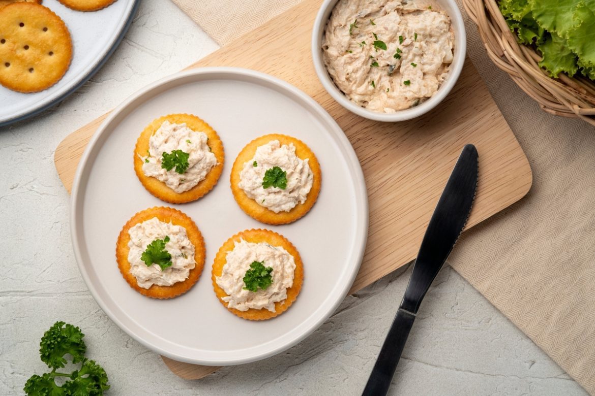 Recette légère de tartinade au thon et fromage frais pour l'apéritif