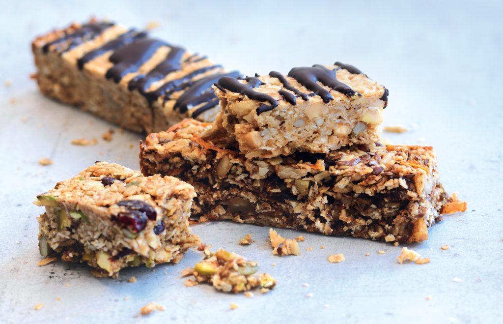 Barres énergétiques sucrées pour un dessert savoureux