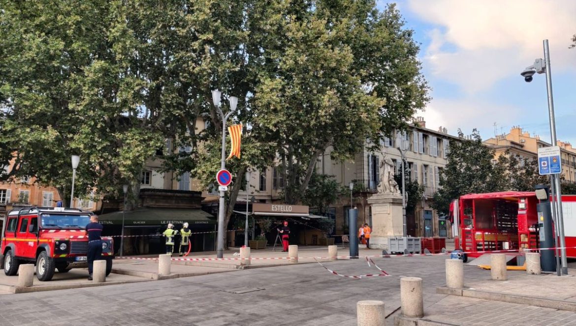 Evacuation à Aix-en-Provence après un affaissement sous une terrasse