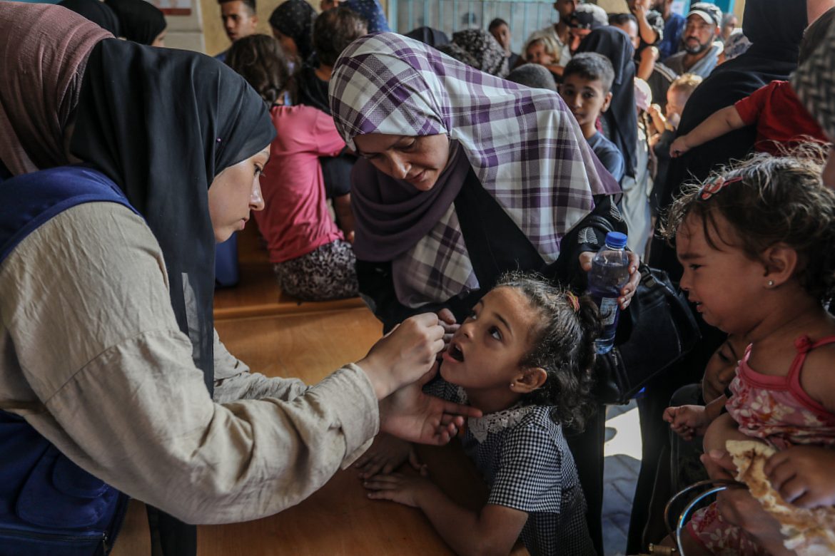 L'OMS annonce le succès de la campagne de vaccination à Gaza