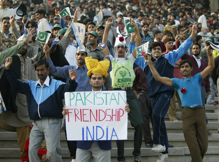 Célébration des supporters pakistanais