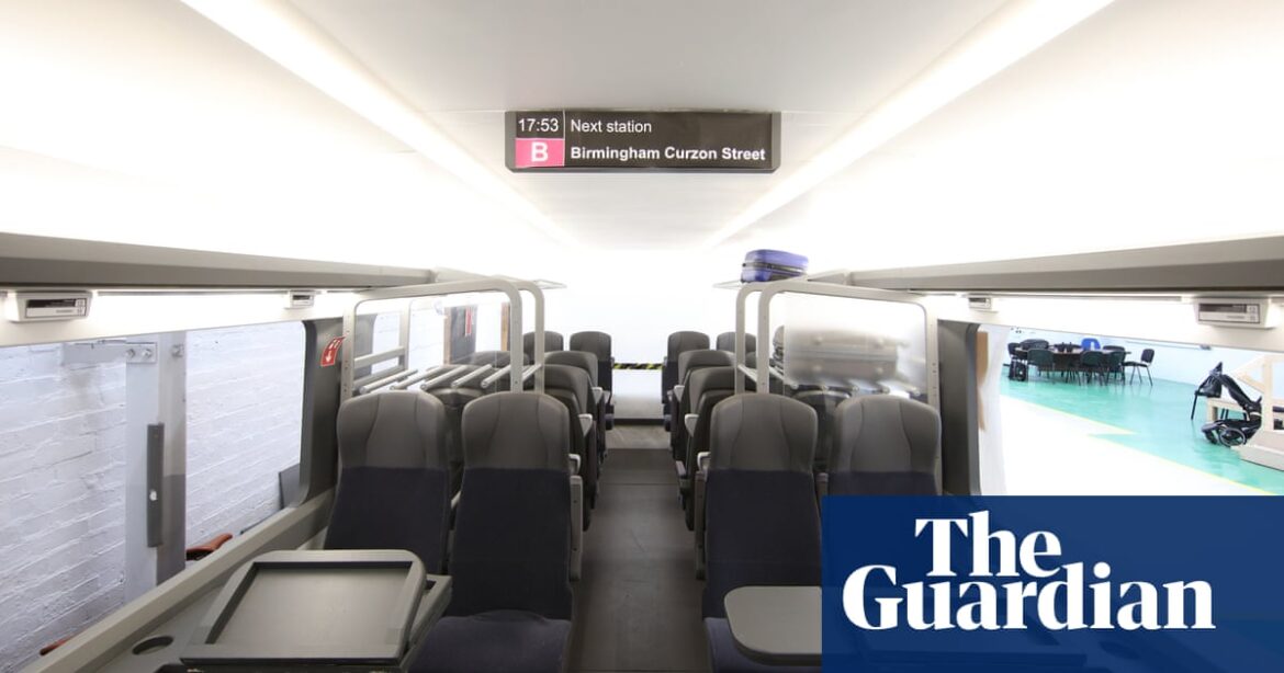 HS2 : Premières images des trains confortables au Royaume-Uni