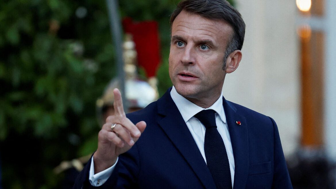 Macron appelle à cesser les livraisons d'armes pour Gaza