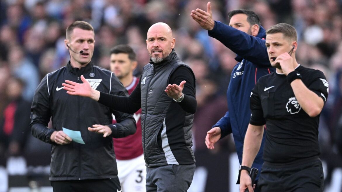 Manchester United : Ten Hag blâme encore les arbitres après une défaite