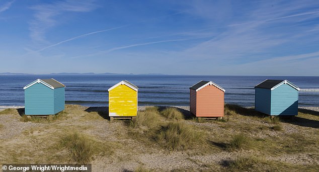 Vue sur la plage à Findhorn