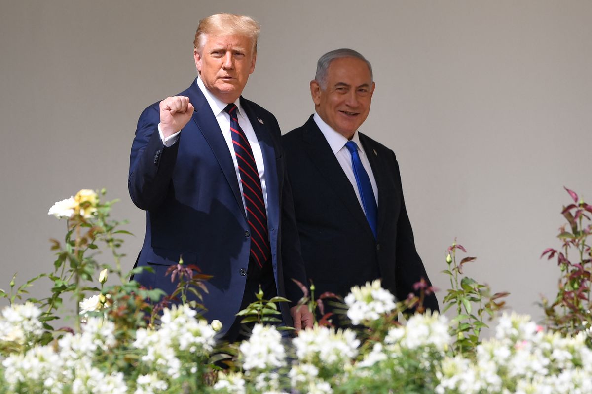 Donald Trump et Benjamin Netanyahu lors d'une rencontre en 2020.