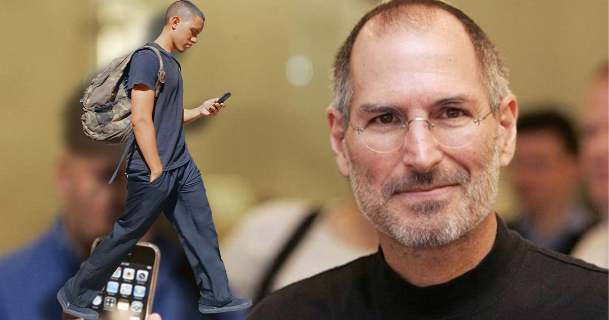 Steve Jobs et sa méthode de marche