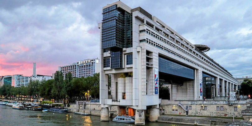 Illustration du ministère de l'Economie, à Paris.