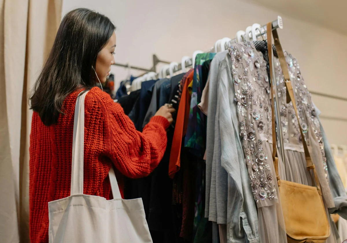 Marché vintage à Madrid