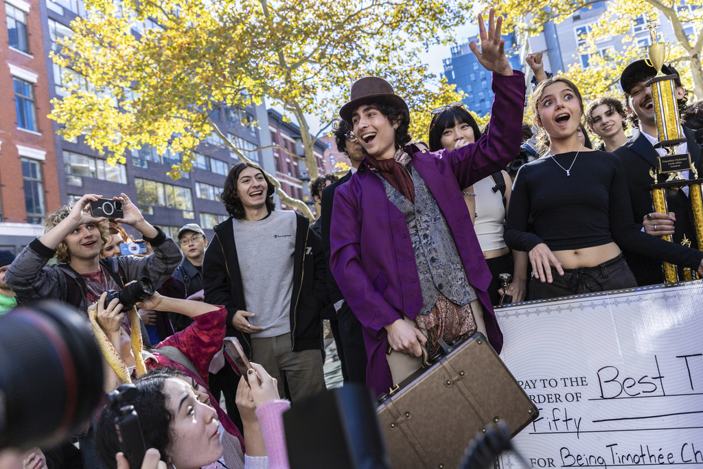 Concours de sosies de Timothée Chalamet à New York