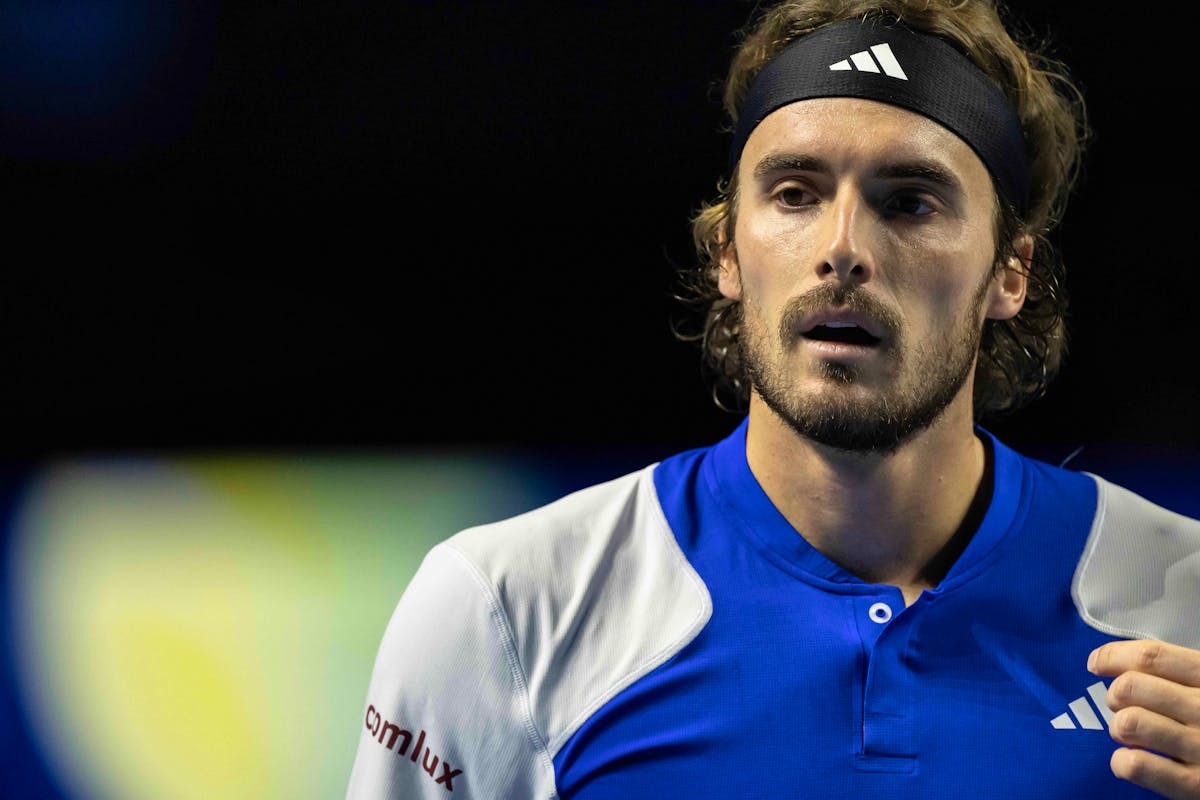 Tsitsipas lors du match