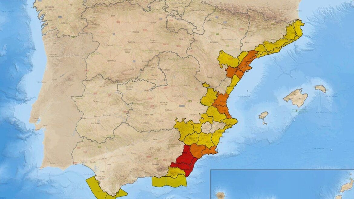 Alerte Météo en Espagne : Nouvelle Tempête sur Almería