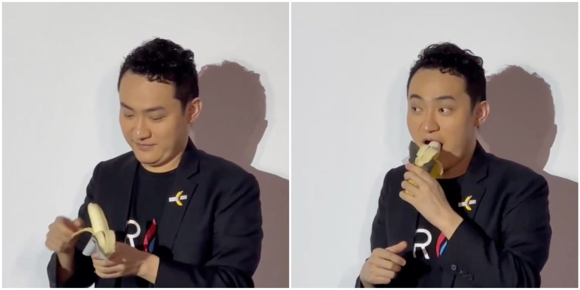 Justin Sun mange la banane à 6,2 millions de dollars !