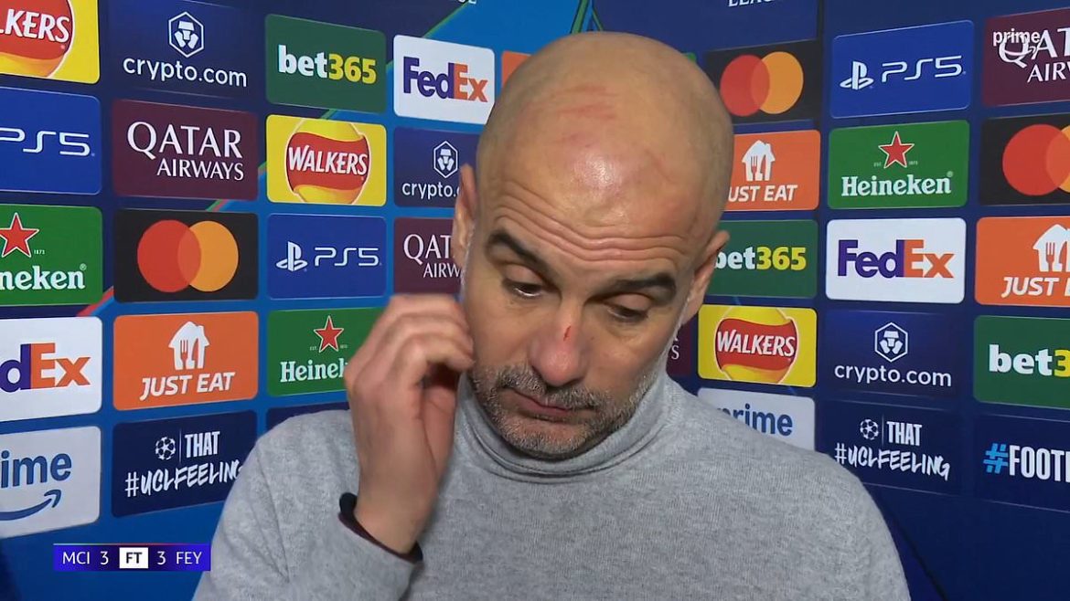 Man City : Guardiola parle de la remontée incroyable de Feyenoord