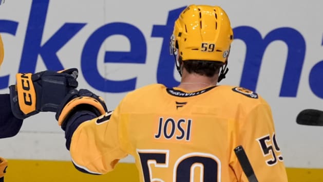 Roman Josi marque son premier but de la saison en NHL