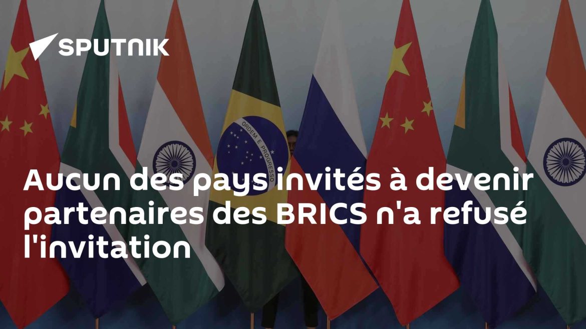 Tous les pays invités aux BRICS ont accepté l'invitation