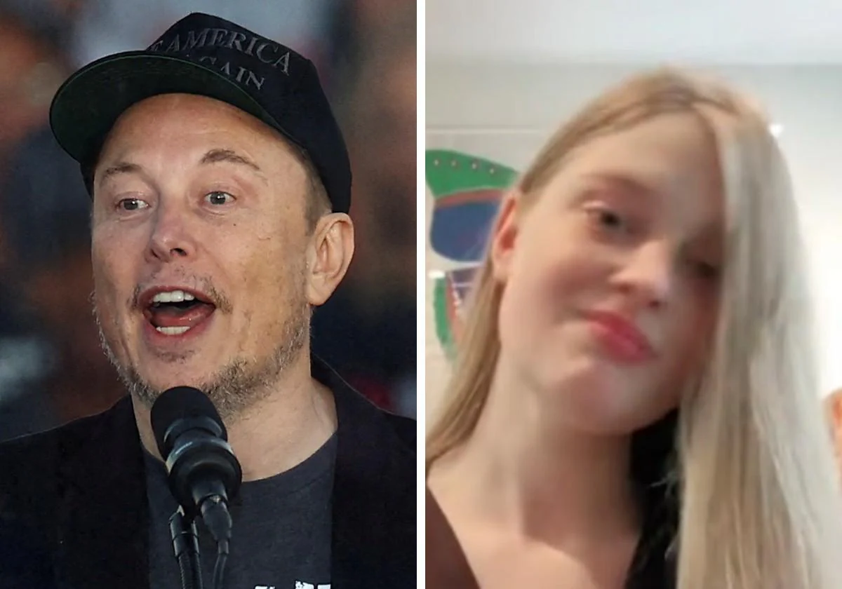 Elon Musk et sa fille Vivian Jenna Wilson