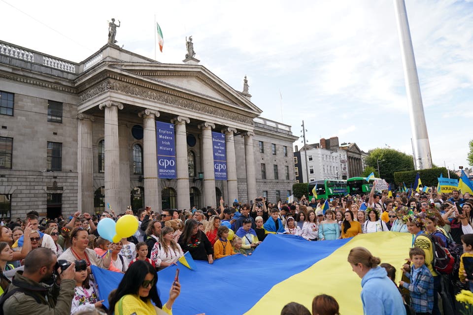 Réfugiés ukrainiens en Irlande