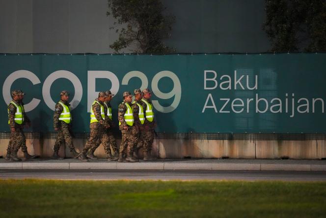 Sur le lieu de la COP29, à Bakou, en Azerbaïdjan, le 9 novembre 2024.