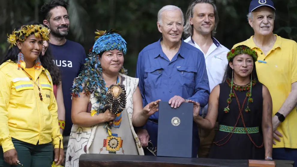 Biden en Amazonie