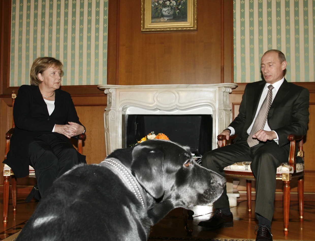 Merkel et Poutine en 2007