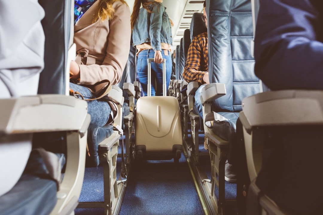 Intérieur d'un avion